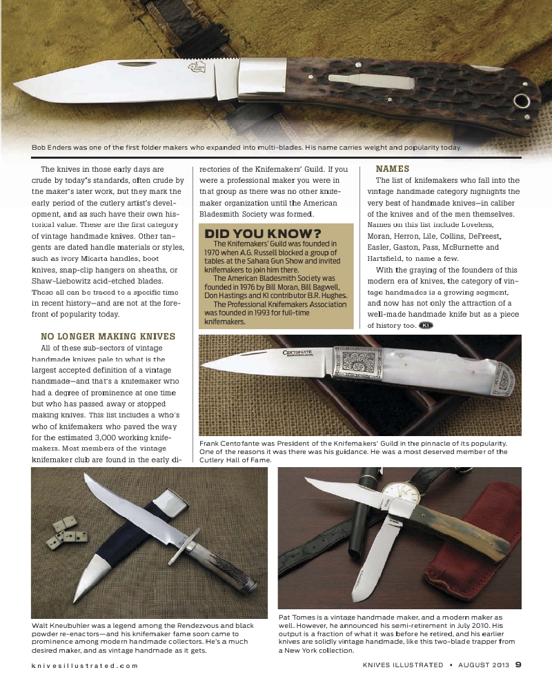 Knives Illustrated 201308